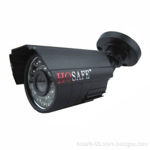 Water-resistant Metal Bullet Camera for Outdoor and Indoor Use, High Resolutions